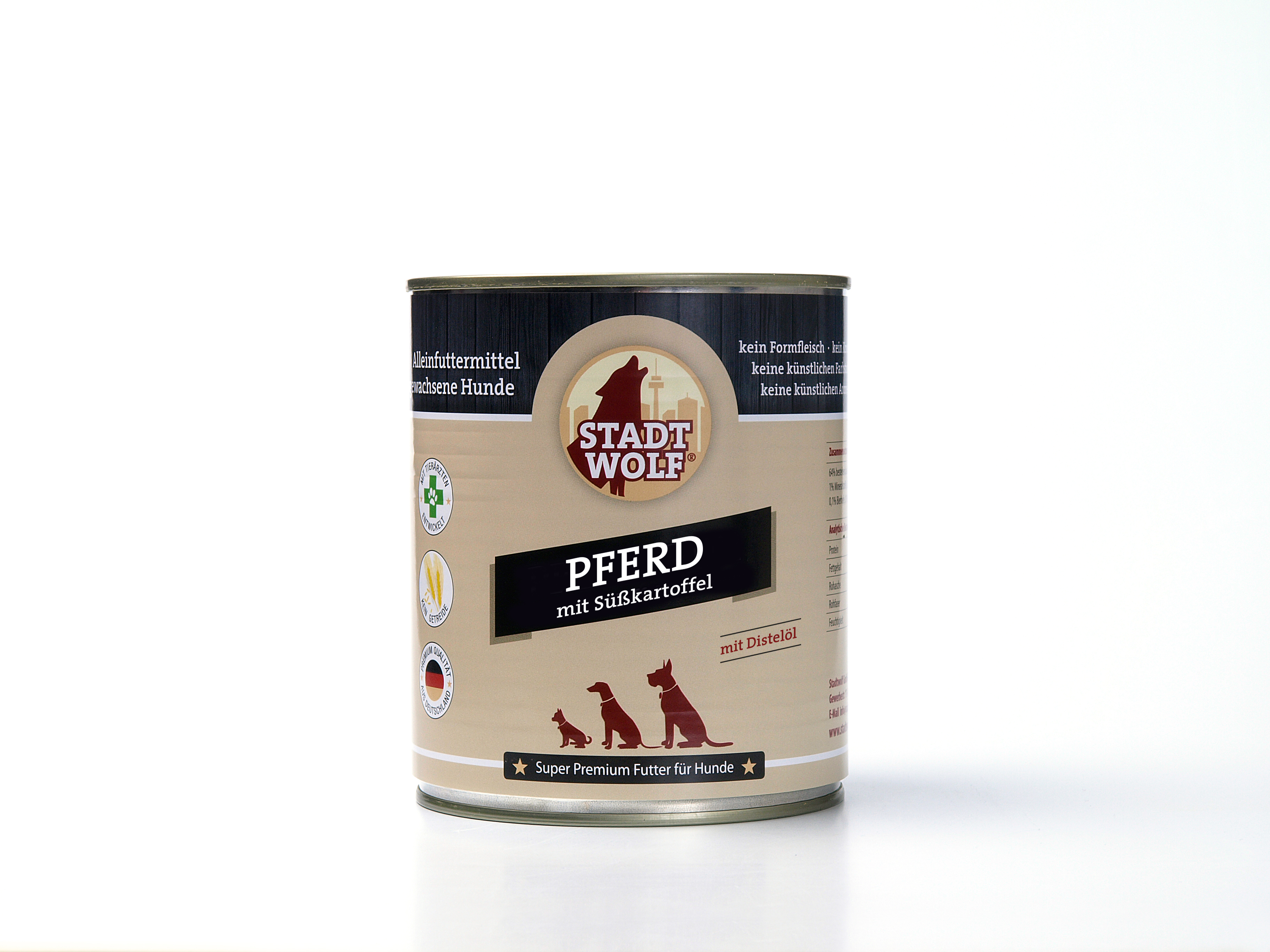 PFERD_800G Pferd mit Süßkartoffel & Distelöl